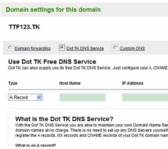 TTF教您免费制作网站（5）如何进行域名解析